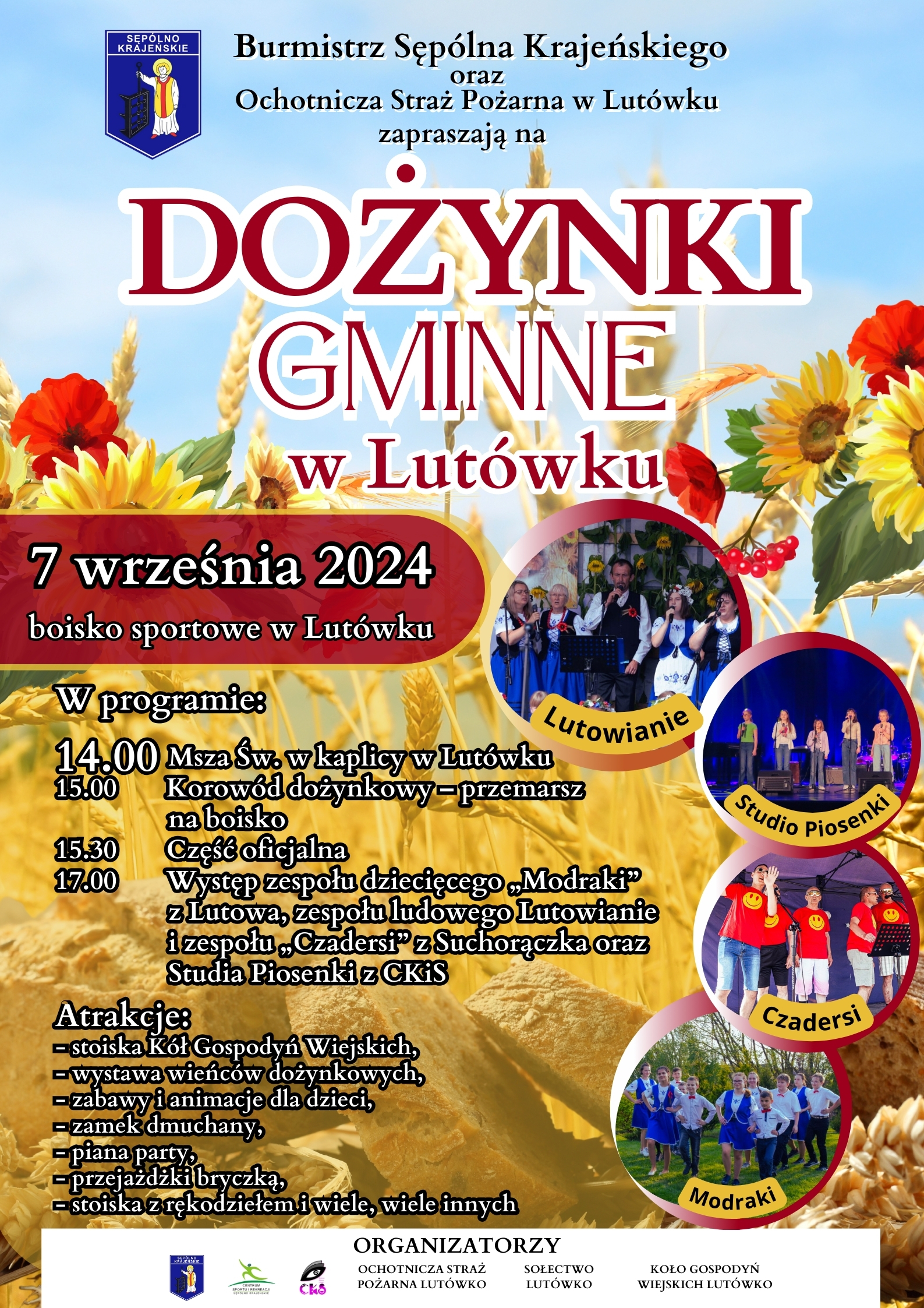 DOŻYNKI GMINNE W LUTÓWKU