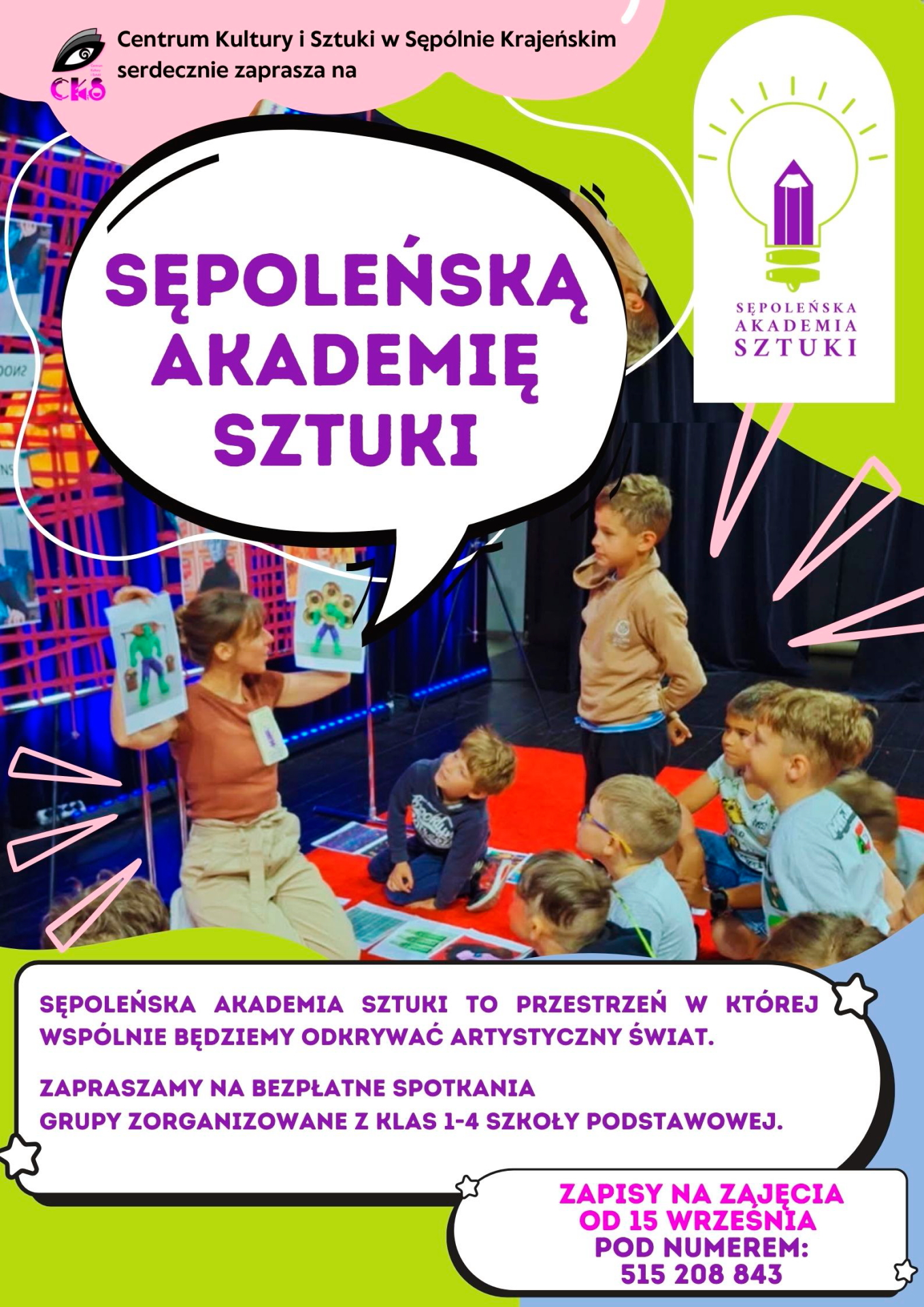 Startuje 2. edycja Sępoleńskiej Akademii Sztuki!