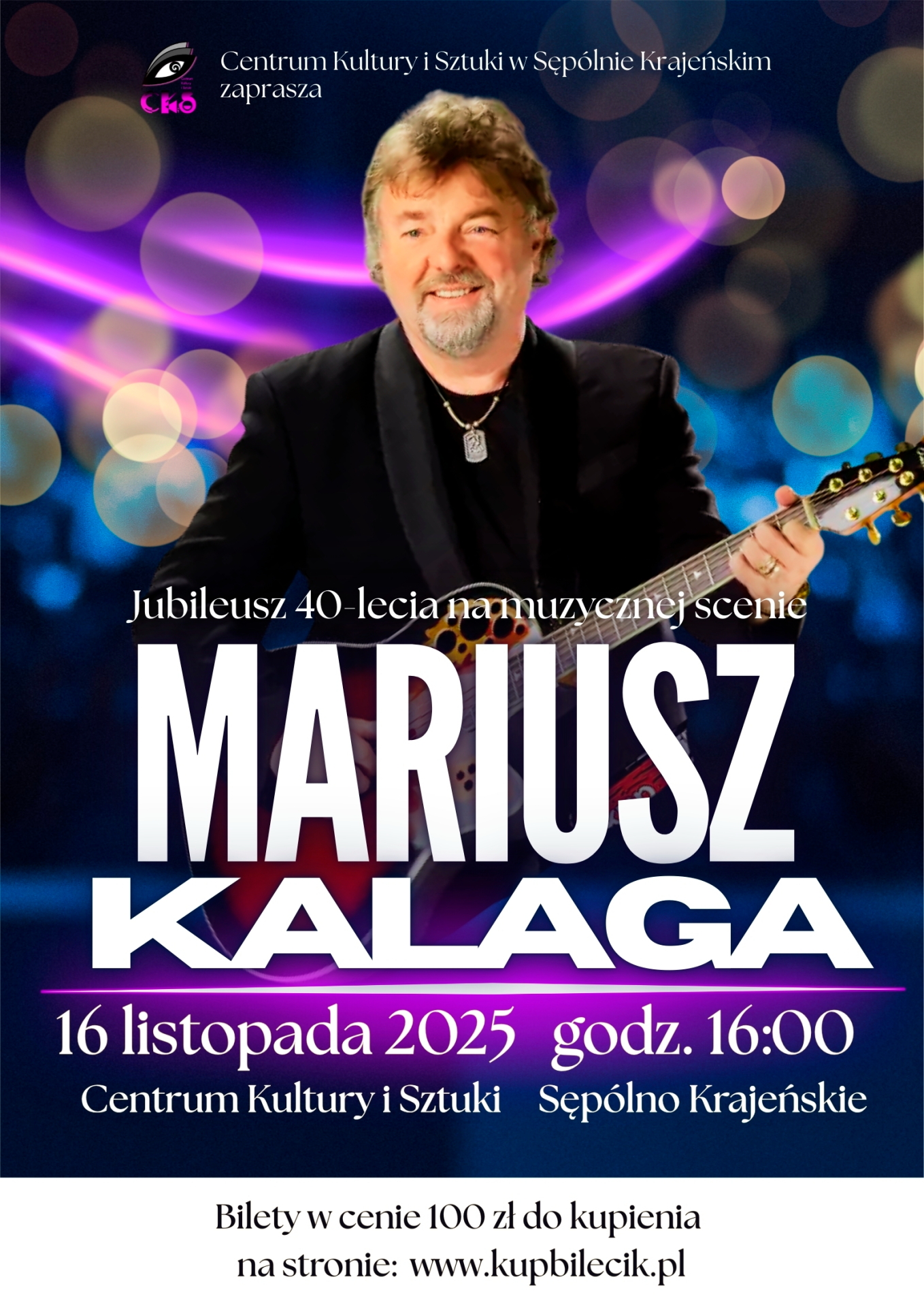 Mariusz Kalaga w Centrum Kultury i Sztuki w Sępólnie Krajeńskim!